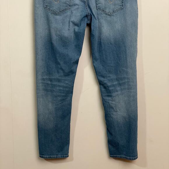 Jordache 12 Skinny boyfriend jeans blue denim light wash painted flowers boho - Picture 7 of 8